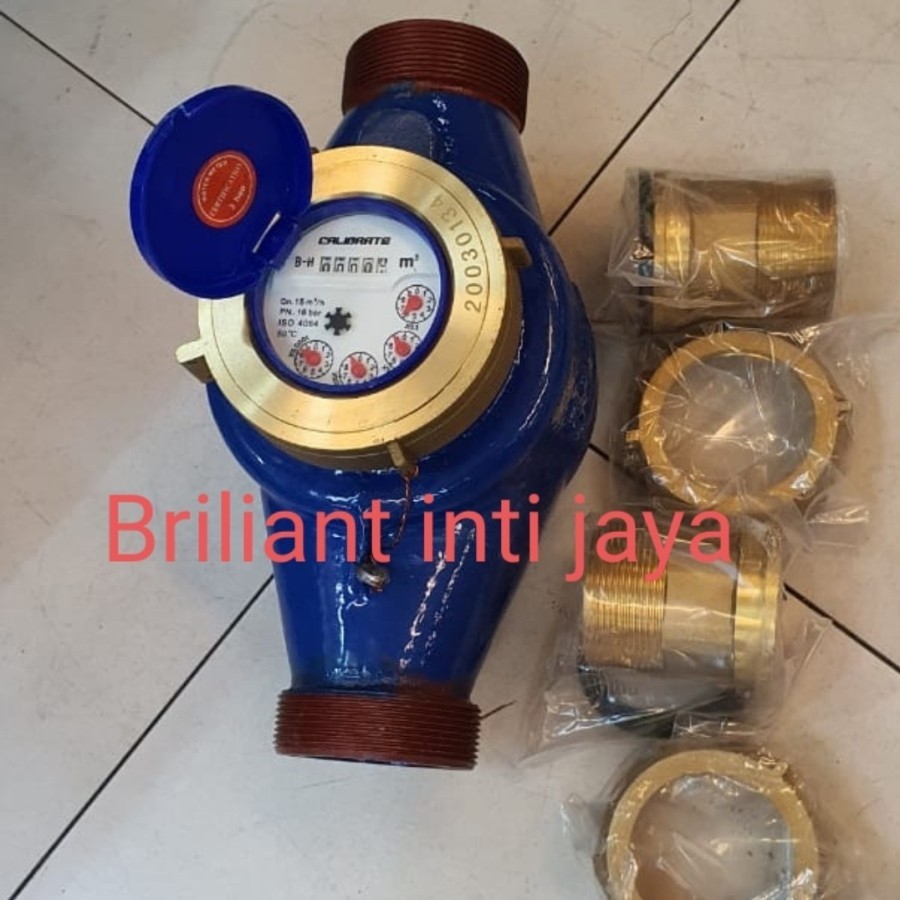 Water Meter Drat Inch Meteran Air Drat Brass Trademall Id