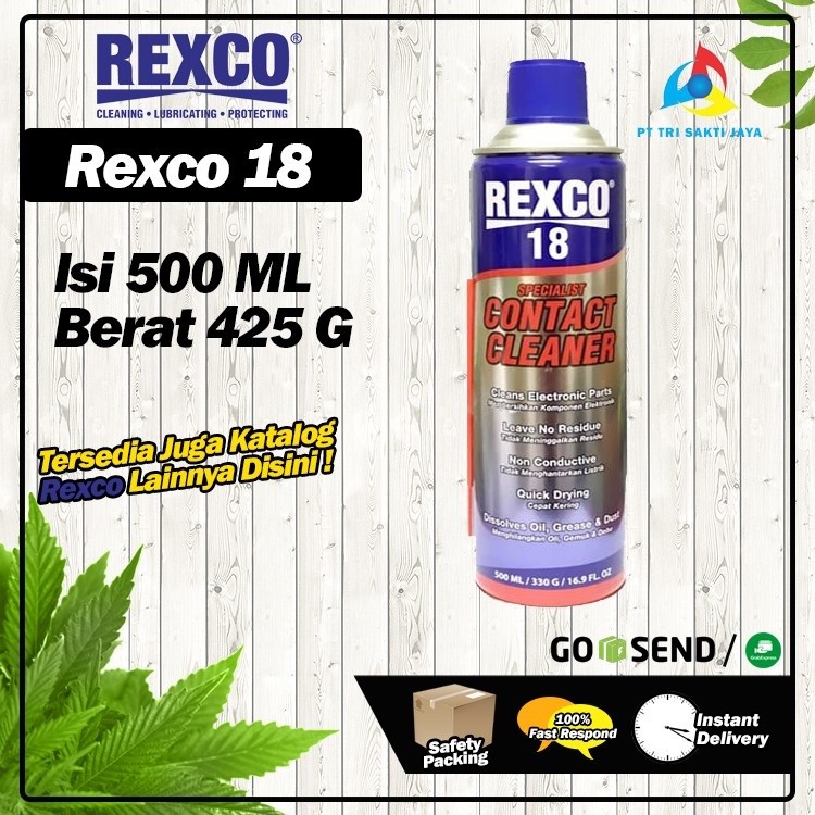 Rexco 18 Pembersih Elektrik Elektronik Contact Cleaner 500 Ml