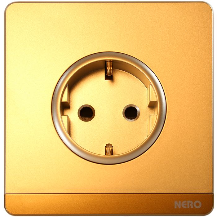 NERO Stop Kontak DECORA Q7 Q716VG-G Gold