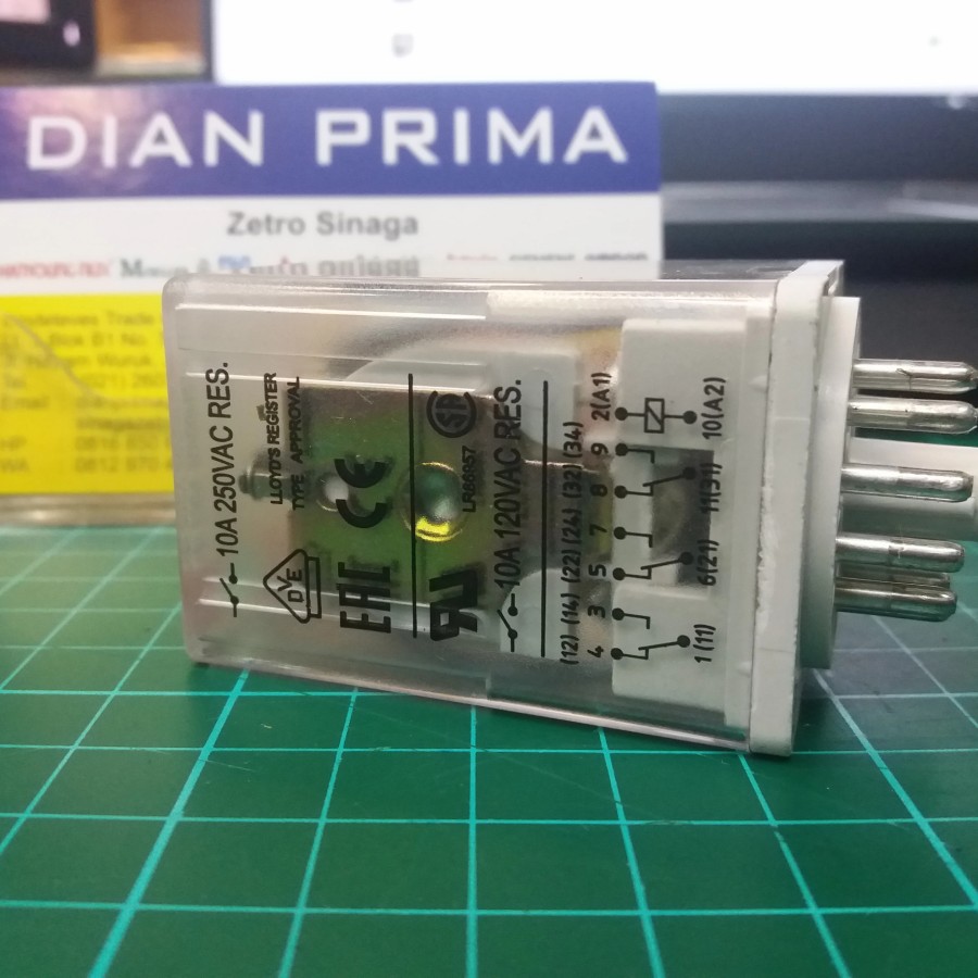 Relpol Relay R15-2013-23-5230-WTL 230V 3NO 3NC 11 pins 10A 250Vac - Image 2