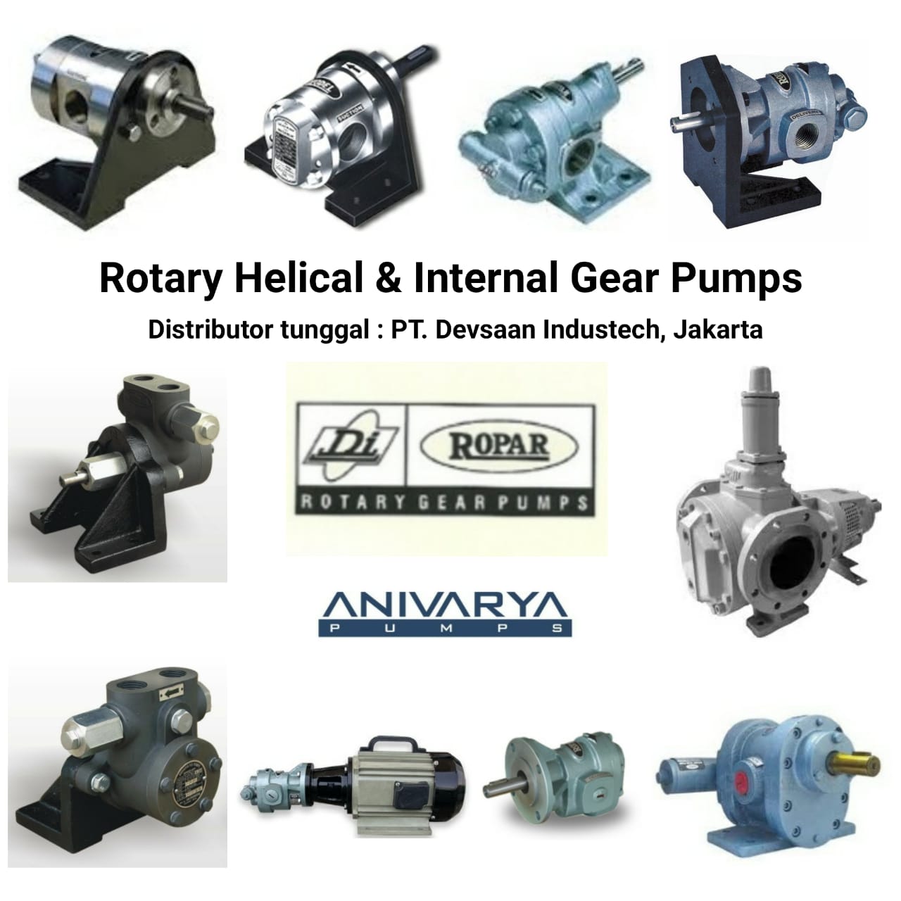 Gear Pump Helikal DW-II 050 Pompa Tekanan Tinggi 1/2" GP - Image 7