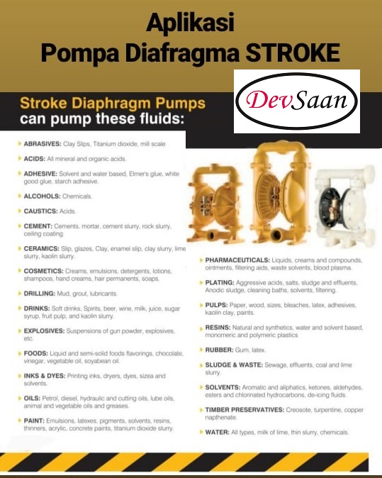 Diaphragm Pump DP 50 ALN Pompa Diafragma Stroke 2" - Image 5