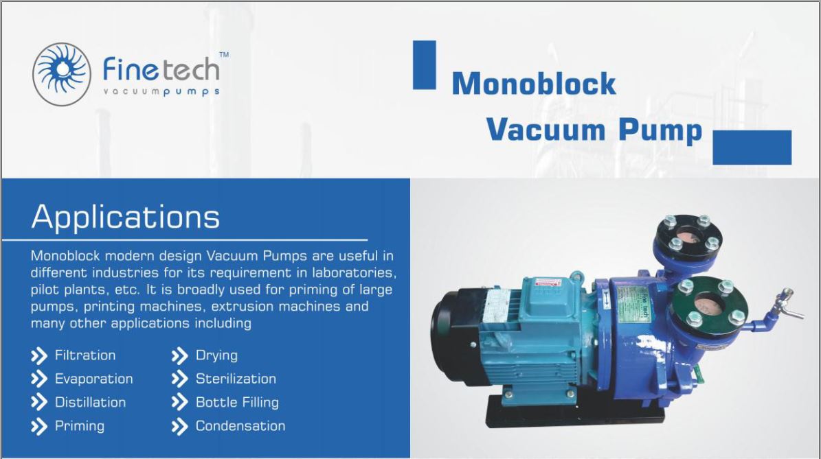 Pompa Vakum Monoblok FTM-3 Liquid Ring Vacuum Pump - 3 Hp 3 Phase - Image 4