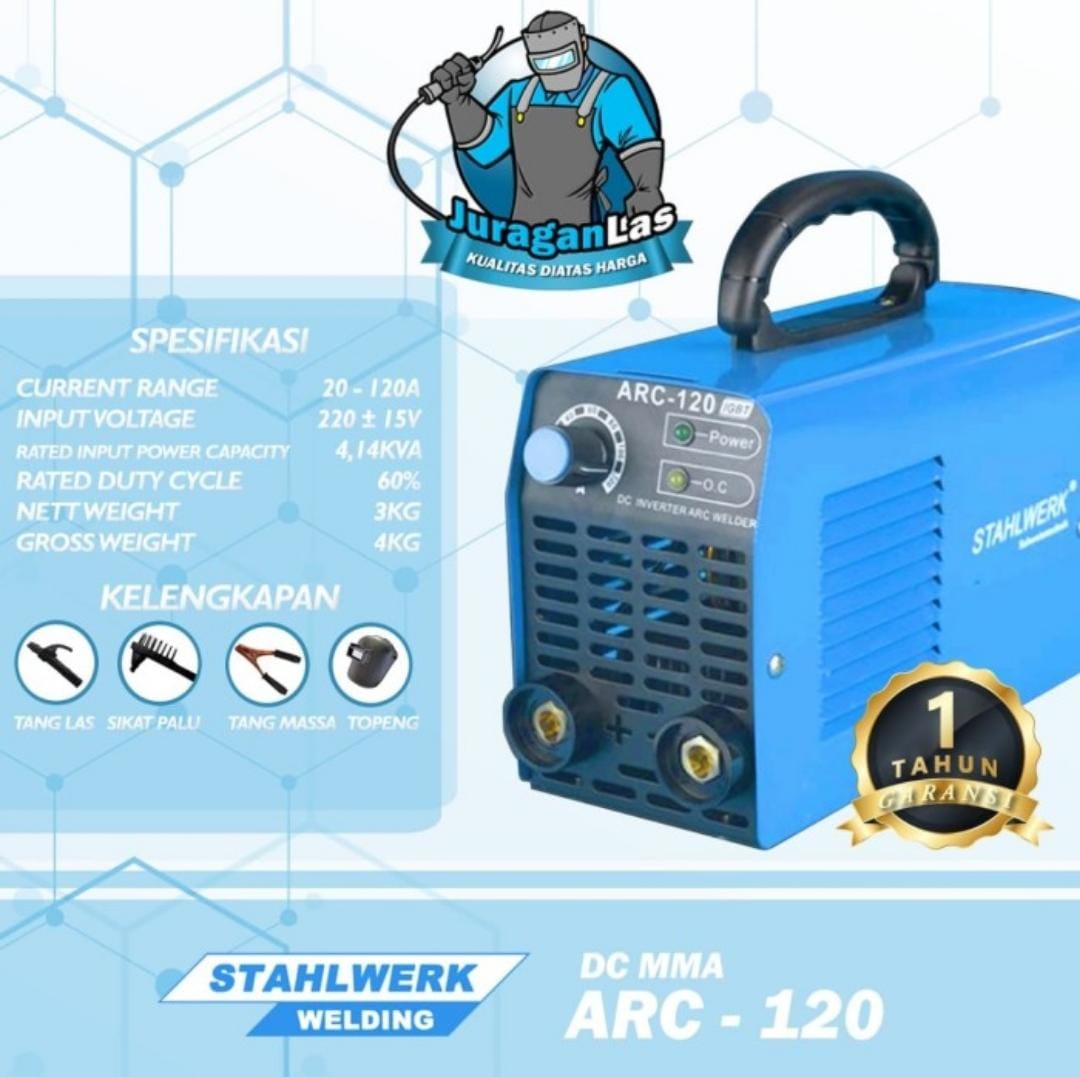 Mesin las Stahlwerk arc 120