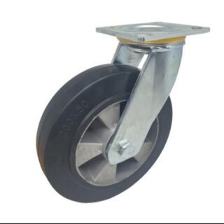 Roda karet alumunium 8" rem/ hidup vintech germany