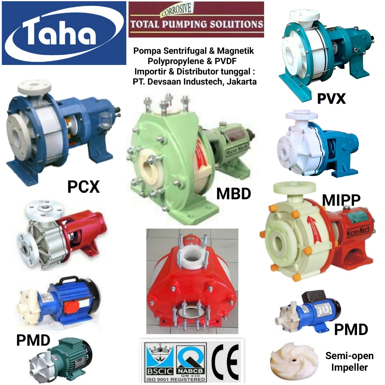 Polypropylene Magnetic Drive Pump PMD-170 Pompa Magnetik - 1" x 1" - Image 11