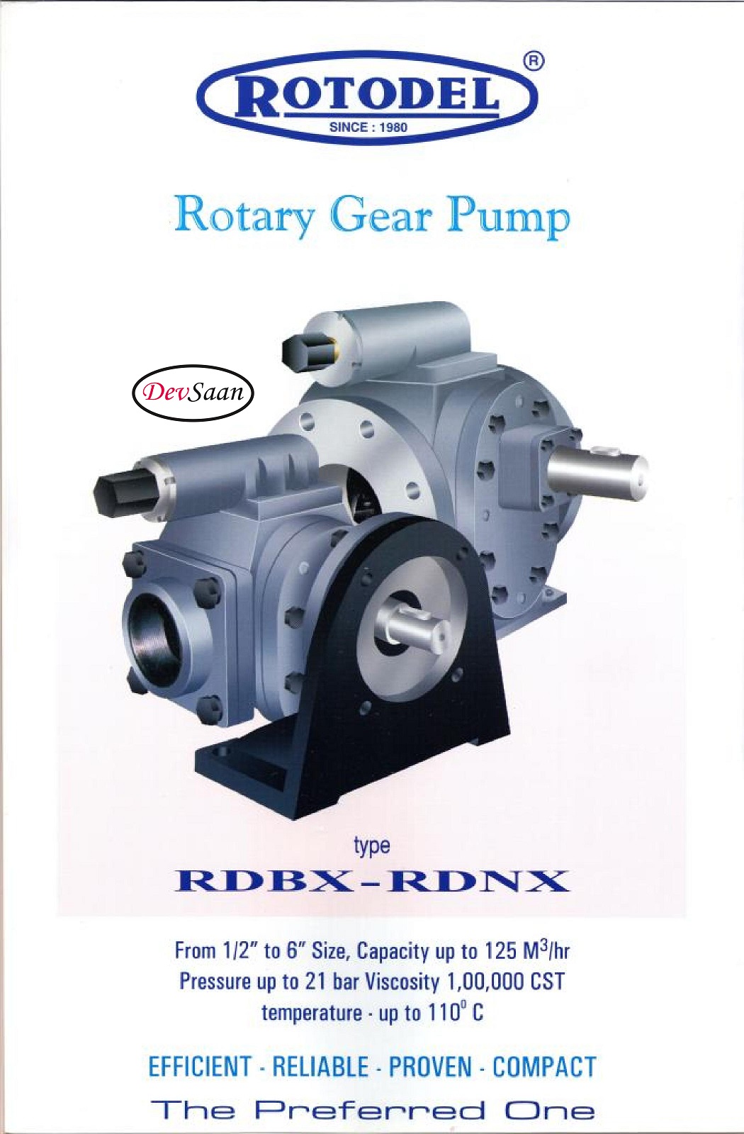 Gear Pump Rotari RDNX 250L Tekanan Tinggi 2.5 - Image 4