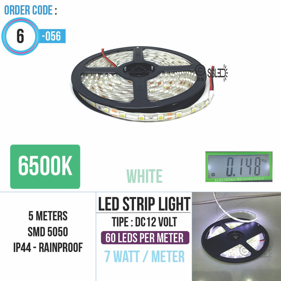 LED Strip 5050 IP44 White