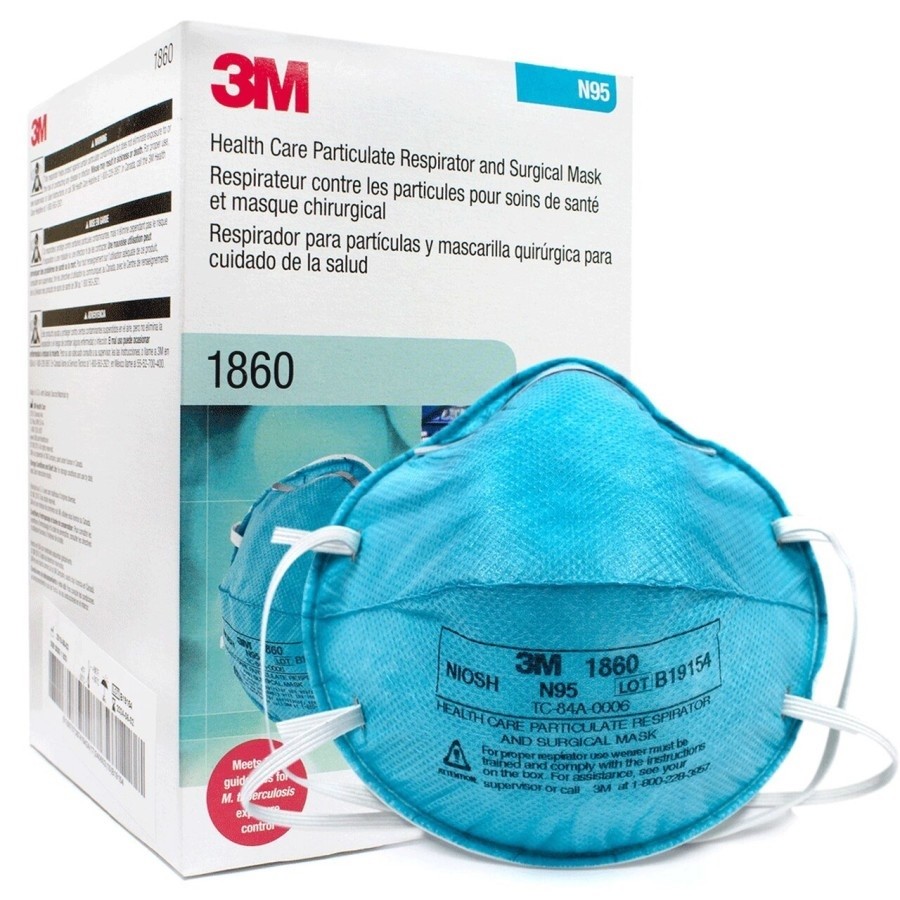 3m Masker Medis Surgical Mask 1860 N95 1 Box 8880