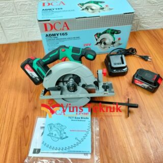 DCA ADMY165 CORDLESS BRUSHLESS CIRCULAR SAW mesin gergaji baterai 20V