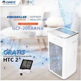 AIR PURIFIER GREE - GCF-200AANA - LUAS RUANGAN 50 m2 - ANTI BACTERIA.