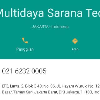 PT. MULTIDAYA SARANA TECHNIC
