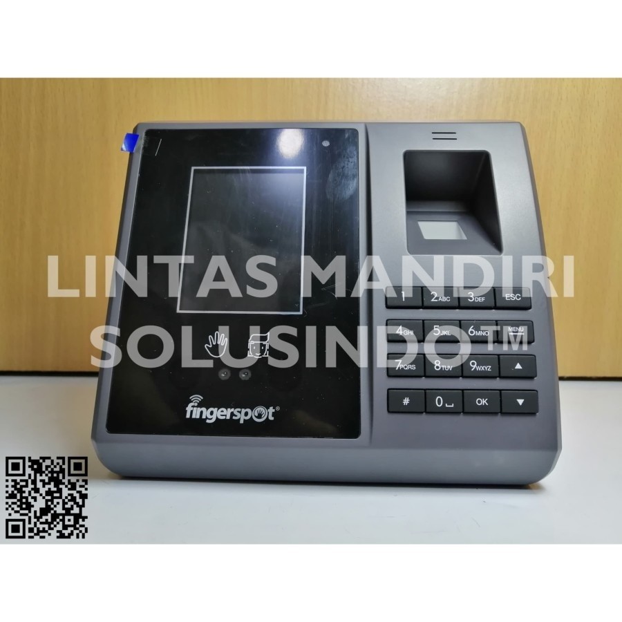Mesin Absensi Wajah+ Telapak tangan + Dll Fingerspot Revo WFV-208BNC