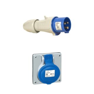 Legrand Panel Mounting Sockets 555284 + Straight Plugs 555234