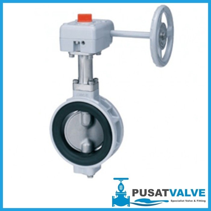 Butterfly Valve 12" Kitz 10K GEAR operation - Kran - Keran