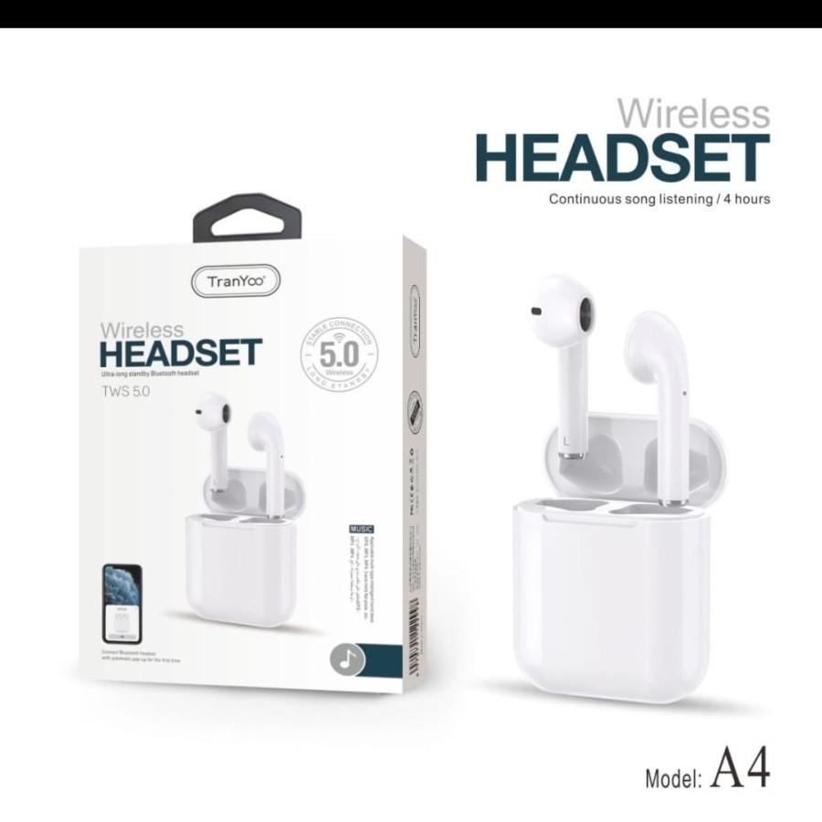 Wireless Headset Bluetooth TWS 5.0 Tranyoo - Image 2