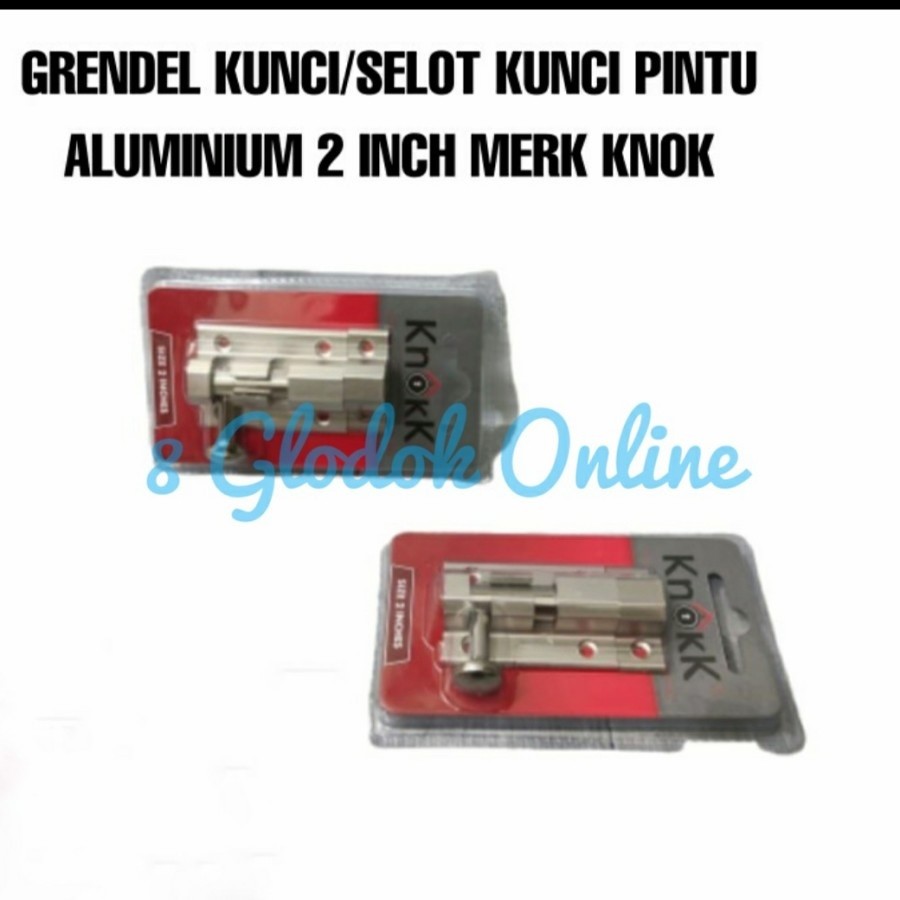 Grendel Pintu Tebal / Slot Pintu Kamar Mandi / Selot Kunci - Image 2