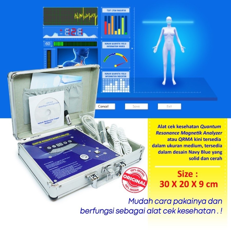 Quantum Resonance Magnetik Alat Quantum MEDIUM warna Navy Blue - Image 3