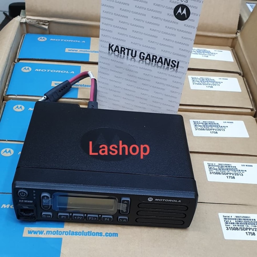 RADIO RIG MOTOROLA XIR M3688 UHF 40WATT - Image 2