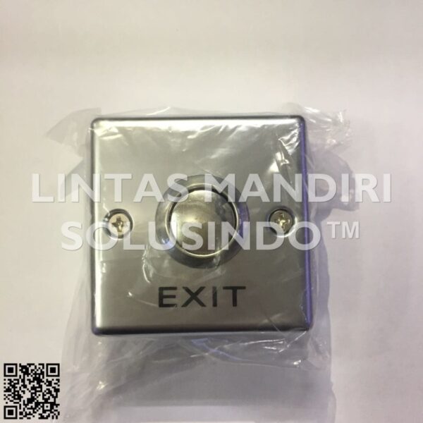 Tombol Pintu Exit Button / Push Button outbow model stainless - Gambar 2