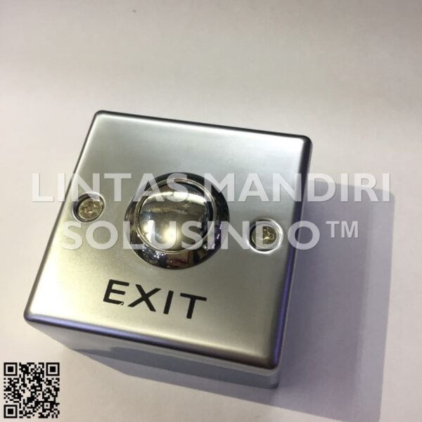 Tombol Pintu Exit Button / Push Button outbow model stainless - Gambar 3