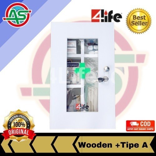 Kotak box P3K Wooden Box Kit Tipe A 4Life