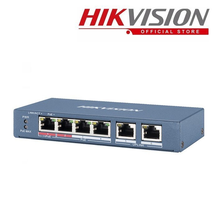 HIKVISION DS-3E0106HP-E POE SWITCH