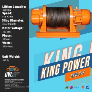 Electric winch KPD 3 Ton