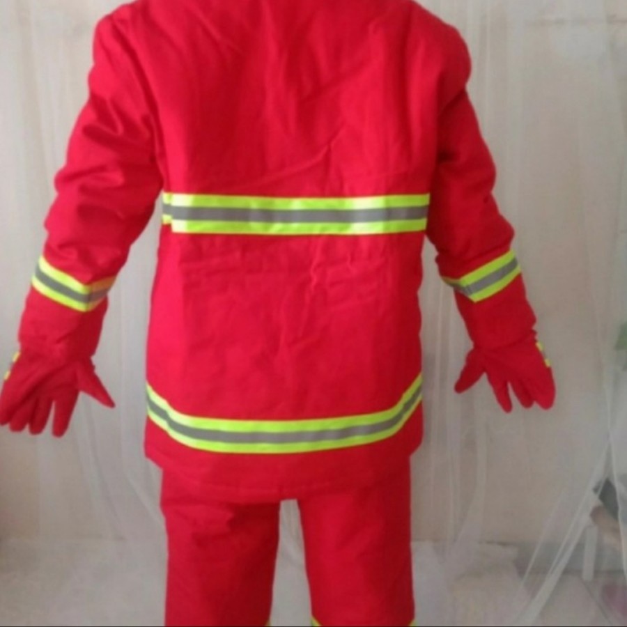 BAJU PEMADAM KEBAKARAN LOKAL FREE SARUNG TANGAN DAN TAS - Image 3