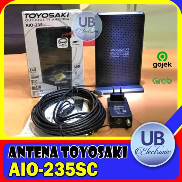 Antena tv indoor/outdoor digital/analog toyosaki AIO 235-SC