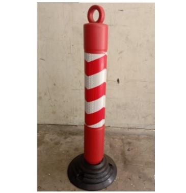 Stick Cone T top Bollard Base Rubber 80 cm / Pembatas Jalan - Image 3