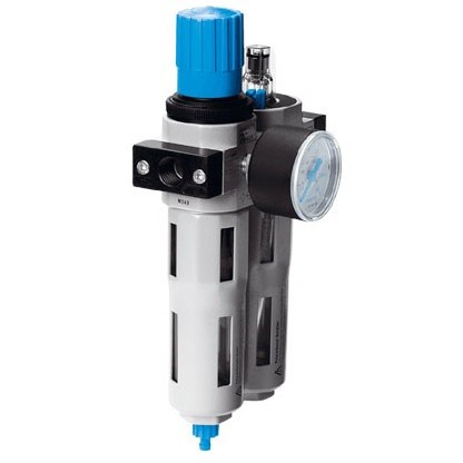 FESTO FILTER REGULATOR + LUBRICATOR (FRC-1/2-D-MAXI-A) AUTO DRAIN