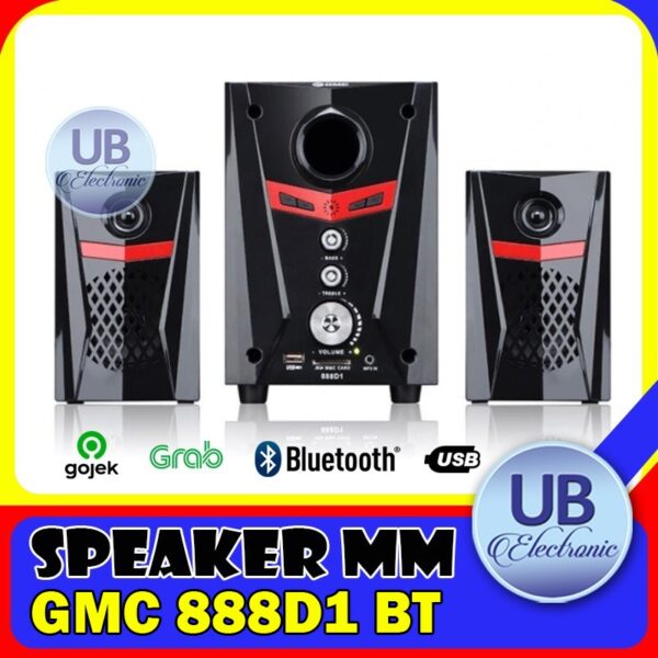 SPEAKER AKTIF BLUETOOTH GMC SPEAKER 888D1 USB MP3