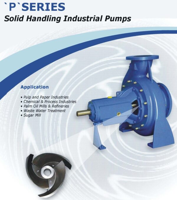 Solid Handling Centrifugal Pump P 150-400 Pompa Sentrifugal - 8" x 6" - 1450 Rpm - Gambar 5