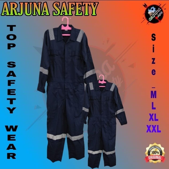 Wearpack Safety Terusan/Seragam Kerja Murah/Top Safety Wear-B.Dongker