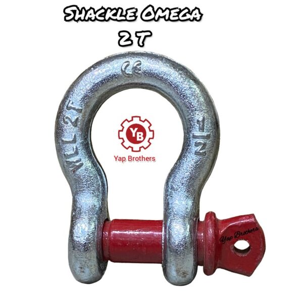 Bow Shackle / Segel Omega 1/2 " kapasitas 2T - Putih