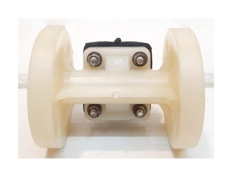 Diaphragm Valve PP 3/4" x 3/4" Flange ANSI B.16.5 Class #150 - 20 mm - Image 3
