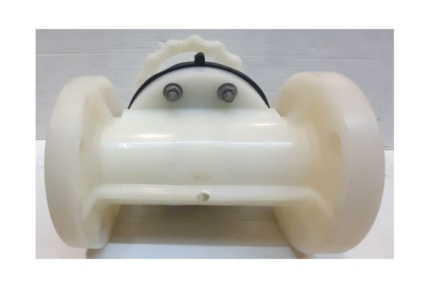 Diaphragm Valve PP 2,5" x 2,5" Flange ANSI B.16.5 Class #150 - 65 mm - Image 3