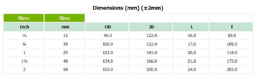 Diaphragm Valve PP 1" x 1" BSPT Thread - 25 mm Drat BSPT - Image 5