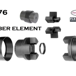 Cushion Pad Rubber Element K 276 Flex-C - Jaw Diameter 157 mm