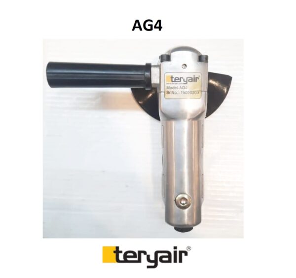 Pneumatic Angle Grinder 4 Inch - AG4 - IMPA 59 03 01 - Air inlet 1/4"