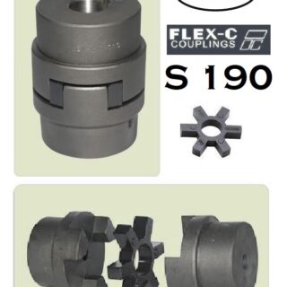 Jaw Coupling S 190 Flex-C Max Bore 60 mm - 133 mm