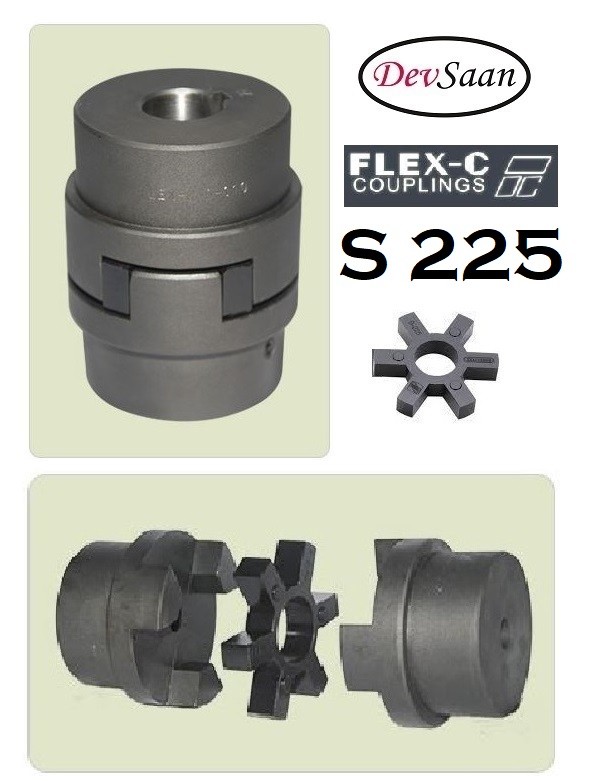 Jaw Coupling S 225 Flex-C Max Bore 65 mm - 153 mm
