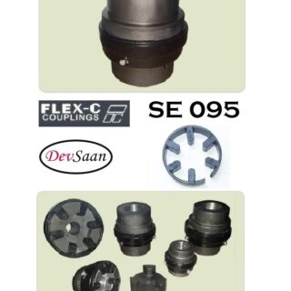 Jaw Coupling SE 095 Flex-C Max Bore 28 mm - Panjang 63 mm