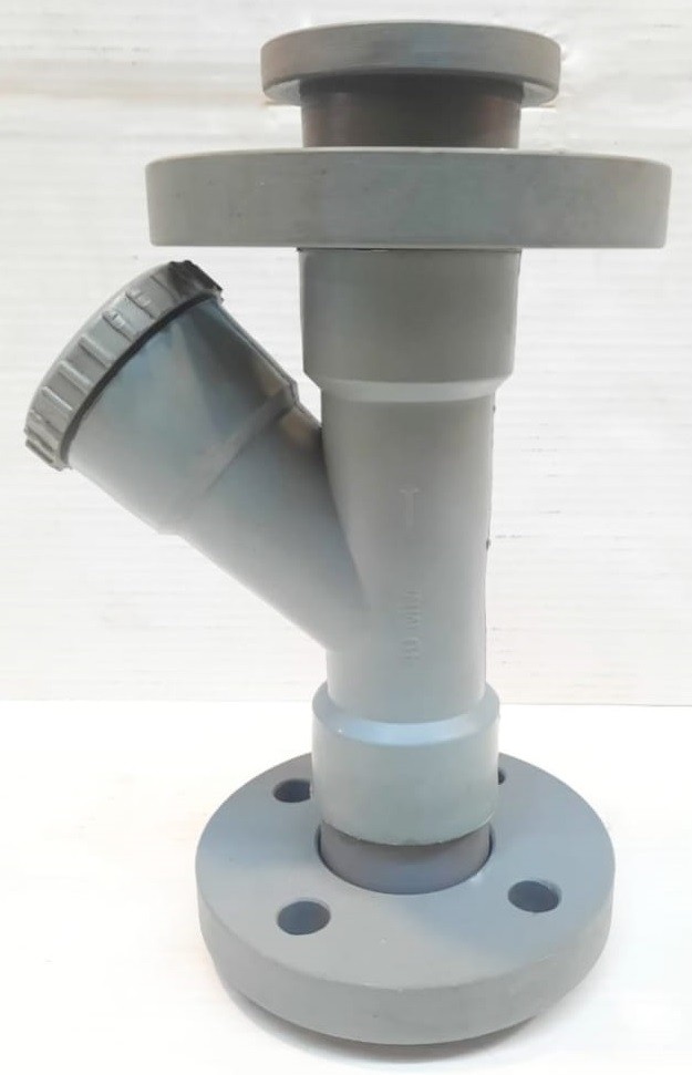 Y Strainer PP 1,5" x 1,5" Flange ANSI B.16.5 Class #150 - 40 mm - Image 2