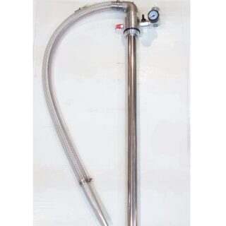 IMPA 59.16.61 Pneumatic Drum Pump SS-304 Vacuum Suction PDPSS34 - 40 mm