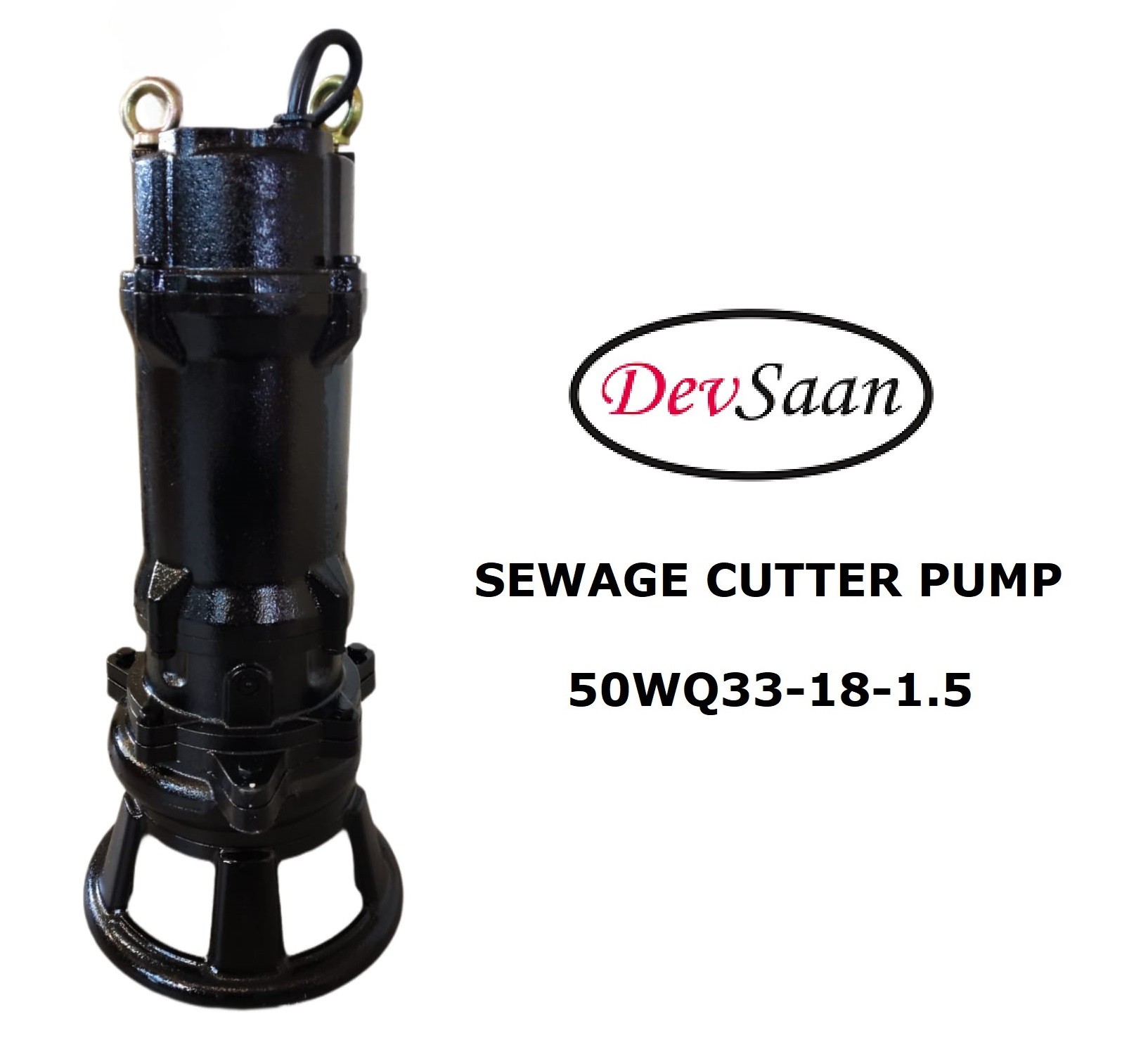 Sewage Cutter Pump 50WQ33-18-1.5 Pompa Celup Air Kotor - 2" - 2 Hp 220V 1 Fase - Image 2