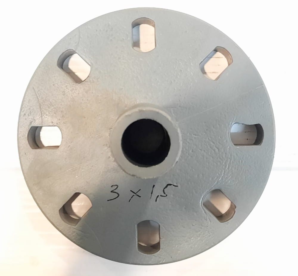 Hose Nipple Polypropylene 3" x 1,5" Flange Standard Universal - 90 x 50 mm
