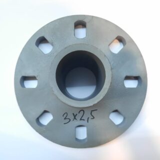 Hose Nipple Polypropylene 3" x 2,5" Flange Standard Universal - 90 x 75 mm