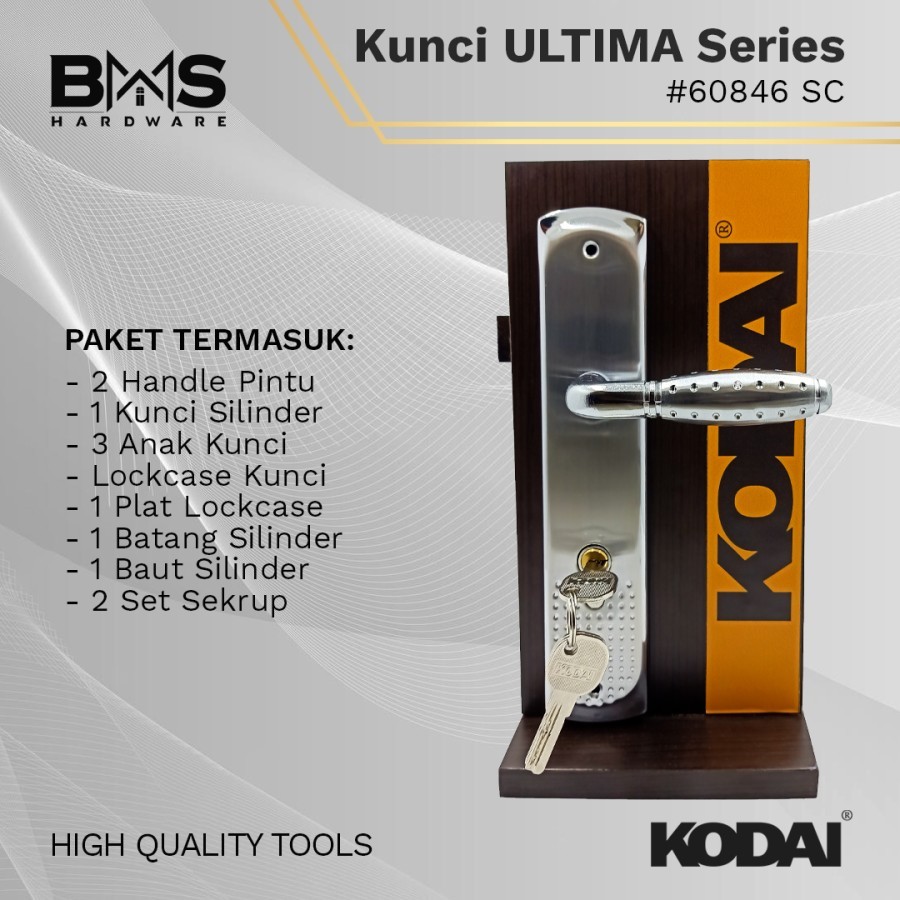 KUNCI Gagang Pintu Besar ULTIMA Series 60846 KODAI - SGP / SC - SGP